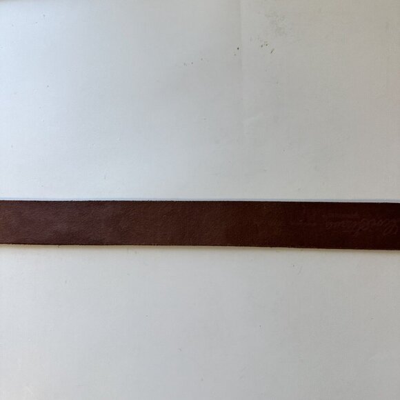 Levi Straus Signature Belt Women Size Large Brown Leather Buckle Studs 34 in - Picture 9 of 10